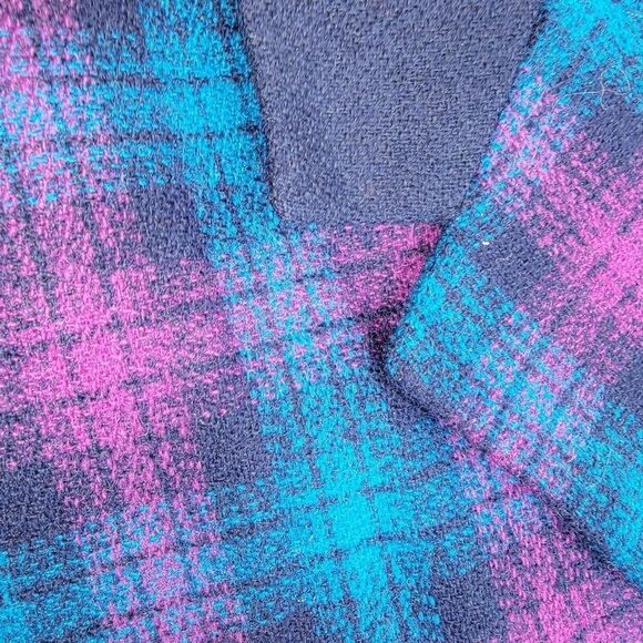 Pendleton Vintage 80s wool plaid blazer jacket size 8 - Picture 3 of 5